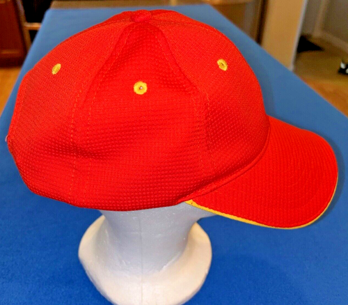 McDonald's Employee Adjustable Cap Red with Golden Arches Size Medium - Picture 5 of 11