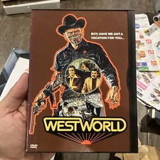 Westworld DVD  Snap Case  Yul Brynner Very Good Sci Fi