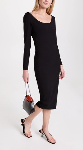 Hatch Long Sleeve Body Midi Dress Maternity Scoop Neck Long Sleeve  Small - Picture 8 of 16