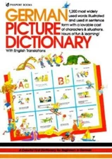 German Picture Dictionary with English Translations (German Edition) - VERY GOOD
