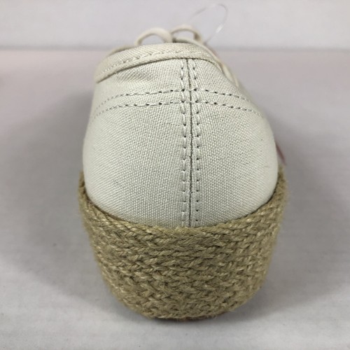 VANS Shoes Womens 9 Authentic Platform Espadrille Beige Marshmellow Defect - Picture 6 of 11