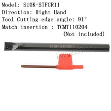 S10K-STFCR11 Lathe Internal Turning Tool Holder Boring Bar For TCMT11 inserts