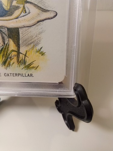 1898 Alice im Wunderland Caterpillar Card De La Rue PSA 4 Relic! Rarität!! Low Pop! - Bild 3 von 6