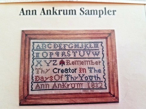 Little Sampler Collection ANN ANKRUM SAMPLER cross stitch pattern Sealed - Picture 1 of 4