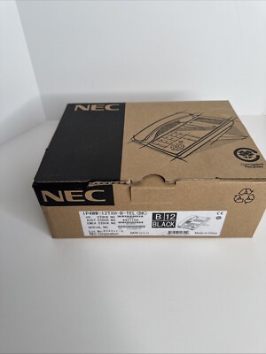 NEC Phone IP4WW-12TXH-B-TEL (BK) 1100061 BE110270 BLACK #2 - Untested - As-is