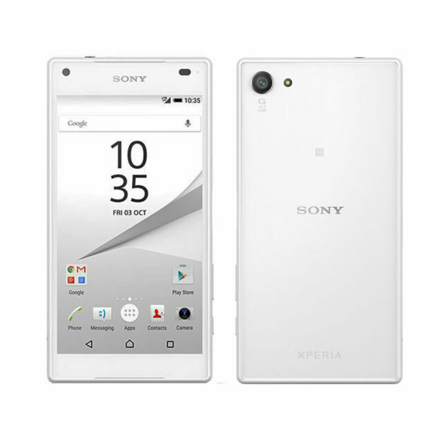 Veel gevaarlijke situaties Vier Ik wil niet Sony Xperia Z5 Compact E5823 - 32GB - White (Unlocked) (Single SIM) for  sale online | eBay