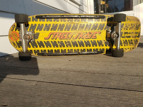 Original 80s Vintage Santa Cruz Street Skate board Independent Kryptonics Wheels - Picture 1 of 20