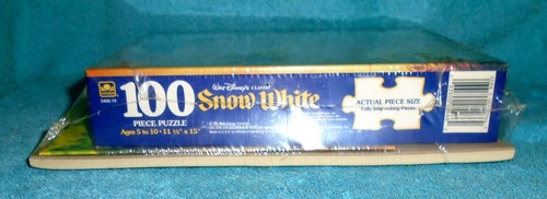 Vintage Disney 100-piece Snow White Puzzle with Coloring Book & Activity BookNOS - 第 7/10 張圖片