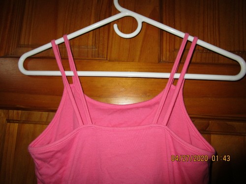SO cami buit in bra romper ,pink, 100% cotton...size 12 for girls NEW - Picture 8 of 8