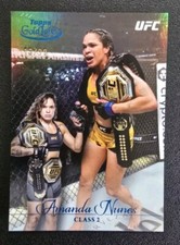 2024 Topps Gold Label UFC #34 AMANDA NUNES Class 2 Blue /99