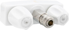 Recpro RV Exterior Faucet Hot/Cold  High Pressure Sprayer  Metal  Optional Fl
