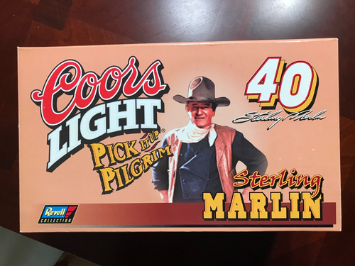 1999 REVELL STERLING MARLIN COORS LIGHT JOHN WAYNE 1/24 SCALE DIECAST NASCAR CAR - Picture 12 of 17