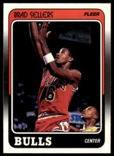1988-89 Fleer Brad Sellers (B) Rookie Chicago Bulls #21