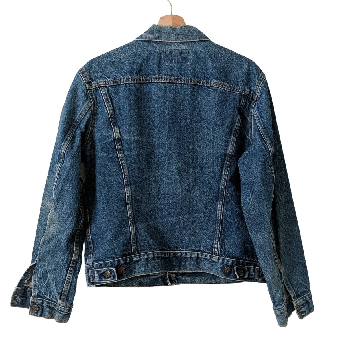Levi's Vintage Denim Jacket 80s Trucker Stone Blue Made in