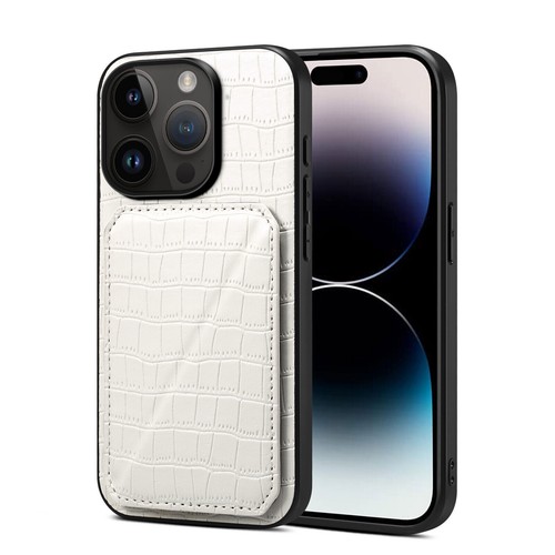 Card Slot Crocodile Pattern Phone Case For iPhone 11 12 13 14 15 Pro Max XR 7 8 - Picture 34 of 38