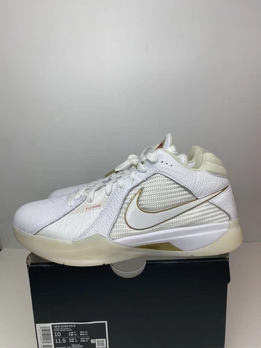 Nike KD3 Retro White/metallic Gold Mens Basketball Sneaker(DZ3009-100) Sz 10 New