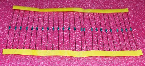 24x JUMBO 8mm Blue White Diffused Round LEDs & LED Resistor Pack - USA - Picture 3 of 10