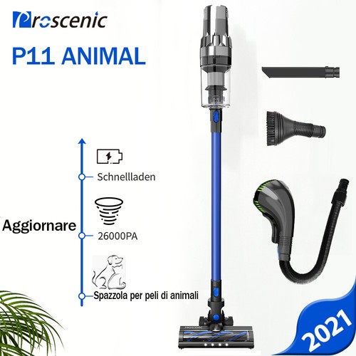 Proscenic P11 ANIMAL Aspirapolvere Senza Fili Senza Sacco Scopa Elettrica  2022 | eBay