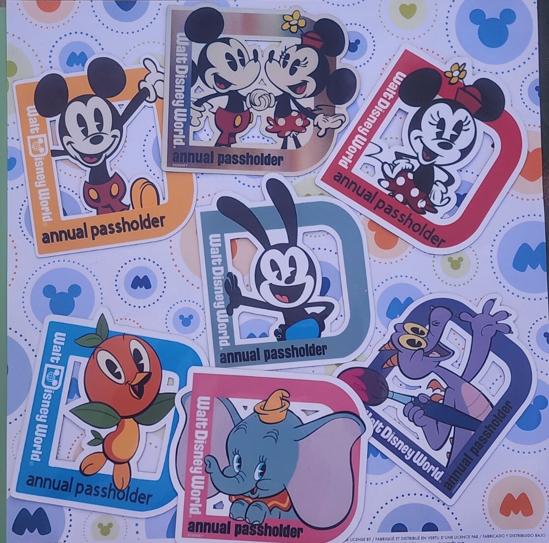 アメリカ WaltDineyWorld パスホルダー マグネット ディズニー Walt disney world Passholder Magnet Set Of 8 Magnets
