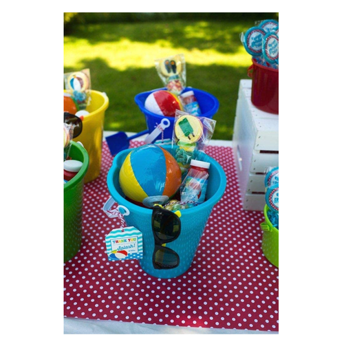 Inflatable Rainbow Beach Ball 25cm Pack of 12 Colourful Beach Pool Toy Party - Picture 6 of 8