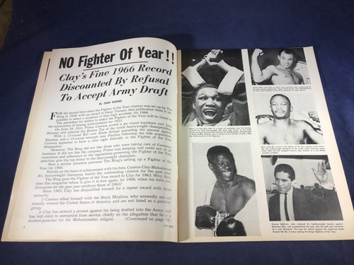 Revista de boxeo P3-6 “THE RING” - MARZO 1967 - MUHAMMAD ALI  - Imagen 3 de 9