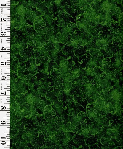 Tela tonal verde Essentials de algodón Wilmington impresa 1/2 yarda - Imagen 2 de 2