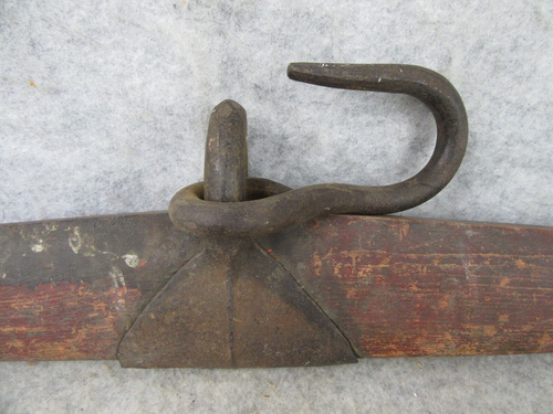 Antique Gambrel Hanging Butcher Shop Hunting Game Smoke Rack Meat Hook Stretcher - Picture 3 of 19