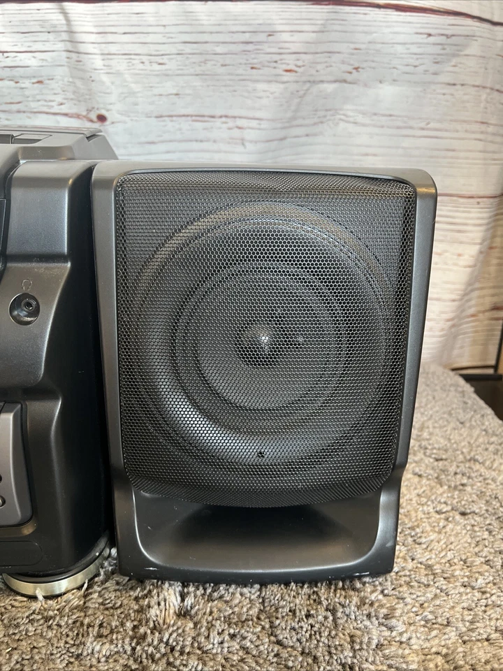 JVC PC-XC11 3 discos cambiador de CD radio AM-FM reproductor de casete Boombox Hyper Bass Foto 4 de 4