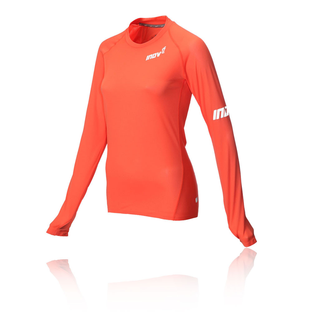 Inov8 Damen Orange AT C Base LS Langarm Laufshirt Jogging Top Funktionsshirt Inov8 Damen Orange AT C Base LS Langarm Laufshirt Jogging Top Funktionsshirt
