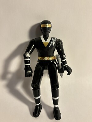 1995 Mighty Morphin Power Rangers 5” Black Alien Ranger Figure