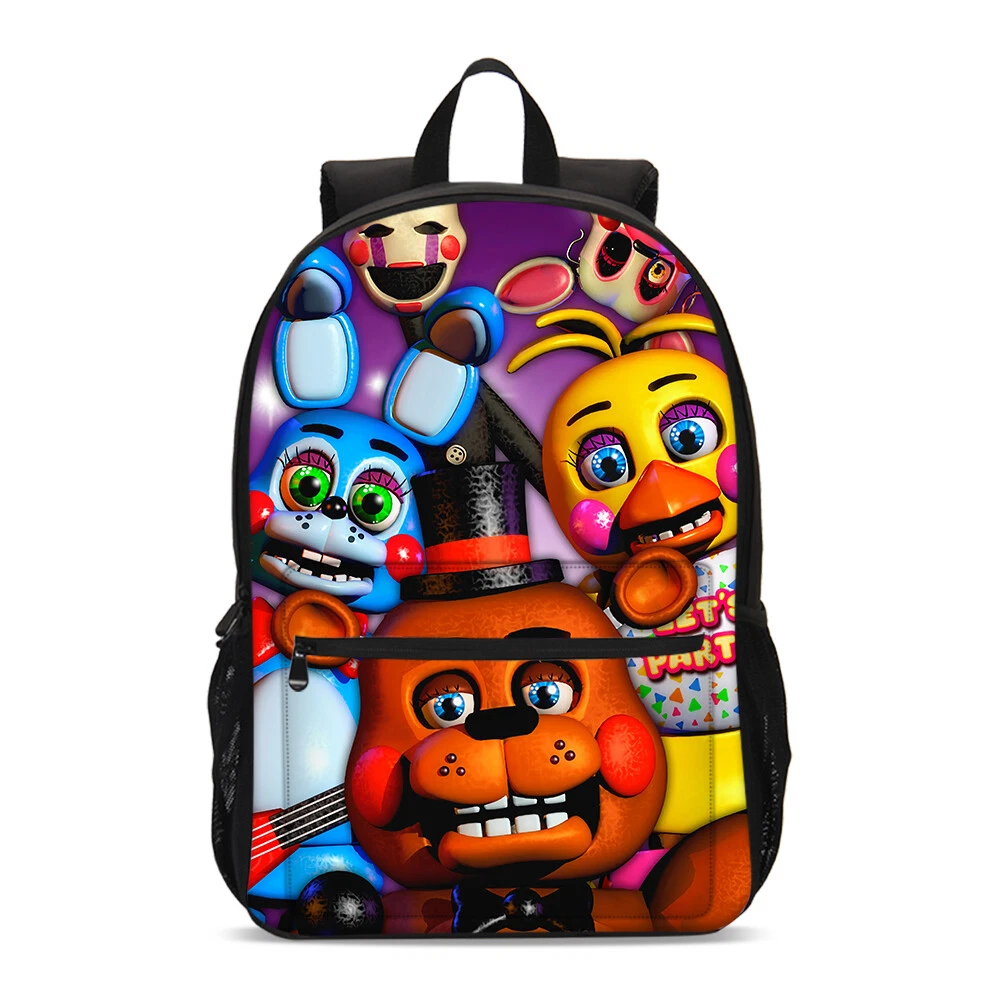 Five Nights at Freddy's Cartoon Students Backpack, School Bag, Back To School Gift