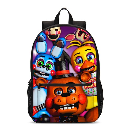 Five Nights at Freddy's Cartoon Backpacks Insulated Lunch Bag Pen Case Game Lot - Picture 2 of 19