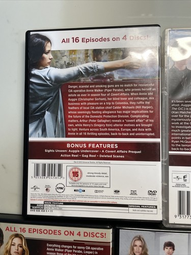 Covert Affairs - Complete Series - DVD Region 2 4 (UK) - Piper Perabo -1 2 3 4 5 - Picture 5 of 7