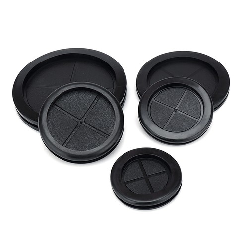 12mm-130mm Blanking Grommets Black Rubber Grommet Closed Blind Hole Plug Bungs - Afbeelding 6 van 32