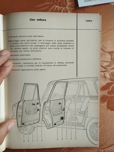 ALFA ROMEO 2000 Berlina MANUALE USO MANUTENZIONE - ORIGINALE 1974 Collezione - Foto 2 di 8