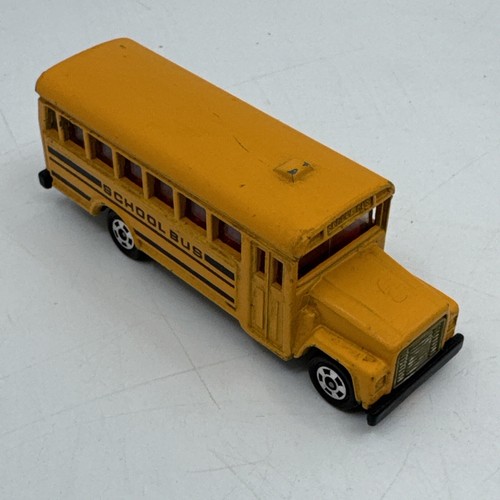 Tomica Tomy Pocket Cars F5 Yellow International School Bus 1/108 Diecast/Plastic - Picture 3 of 8