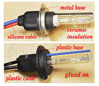 Xenon HID Conversion KIT H7 4300K Digital Mini Ballasts Metal base HID bulbs - Picture 3 of 7