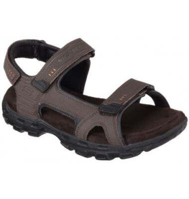 Men s Skechers 64487 BRN Garver Louden Sandals Brown SIZE 12 M for sale online eBay