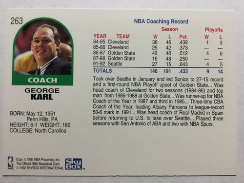 1992-93 NBA HOOPS Cards (251 - 500) - Pick From List - Picture 24 of 296