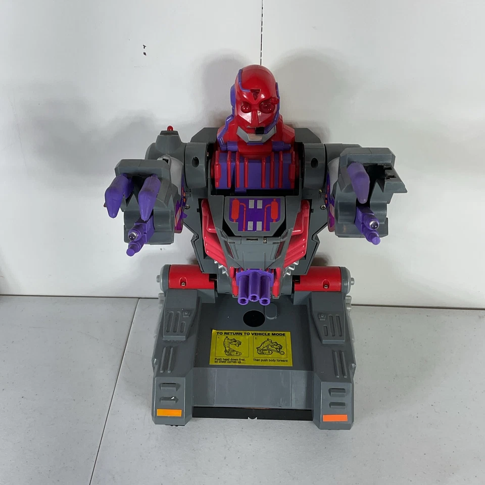 Bot de voz Toy Biz 1993 de colección 2 en 1 vehículo transformador robot activado por voz Foto 2 de 4