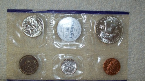 1959 MINT SET TYPE 2 HALF & B QUARTER - Picture 15 of 17