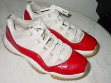 2015 Nike Air Jordan Retro 11 "Cherry 2016" Red Low Shoes Size 8.5 Sold As Is! 