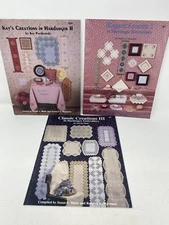Hardanger Norwegian Embroidery Lot 3 VTG Needlecraft Books Pattern Nordic Needle