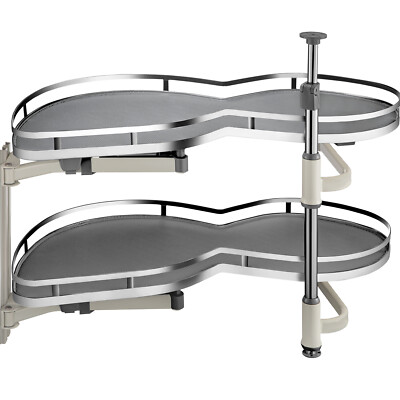 Vevor Swing Tray Pull Out Two Tier Blind Corner Cabinet Organizer Soft Close Vevor Swing Tray Pull Out Two Tier, Vadania Kitchen Cabinet Blind Corner Pull Out