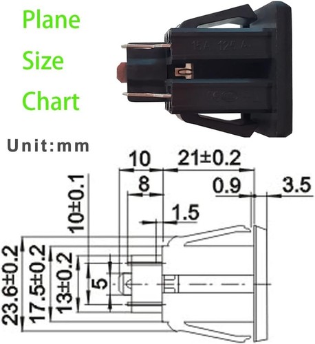 Panel Mount Outlet Power Socket 10pcs Us Plug 3 Pins Ac 15a 125v Panel Screw Mou - Picture 3 of 5