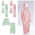 Kids Girls Tracksuit Workout Coat With Pants Hoodie Jacket And Trousers Cargo