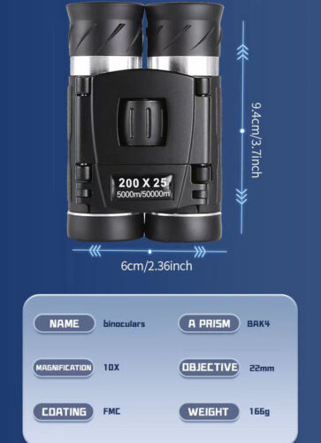 Binoculars Monocular Telescope HD Powerful Portable FMC BAK4 Optics for Hiking - Picture 3 of 10