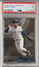 DEREK JETER 1996 Fleer Metal Universe #87 PSA 5 EX HOF