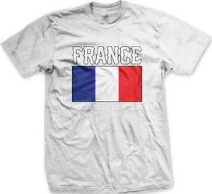 France-French-Flag-Logo-Nationality-Ethnic-Pride-Men-039-s-T-shirt