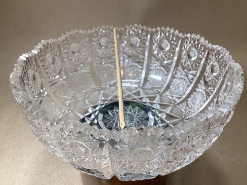 CUENCO POCO PROFUNDO “Rima de diente de sierra” corte brillante americano 6 pulgadas de diámetro - Imagen 6 de 9